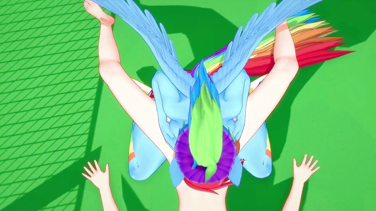 Rainbow Dash daje lodzik w POV - My Little Kuny Friendship Is Magic Hentai Parody