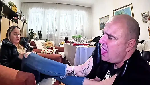 No Questions. Shoe Worship Domination on Your Knees.