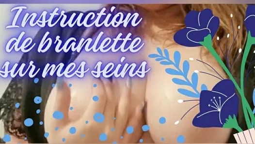 Titjob instruction from a sexy French girl
