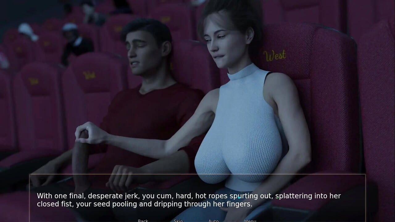 MILF Stepmom's Handjob in Dark Movie Theater - Shadows of Deceit - E08 Special