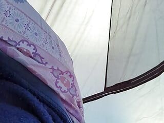 देखने का बिंदु तम्बू में जाग गया