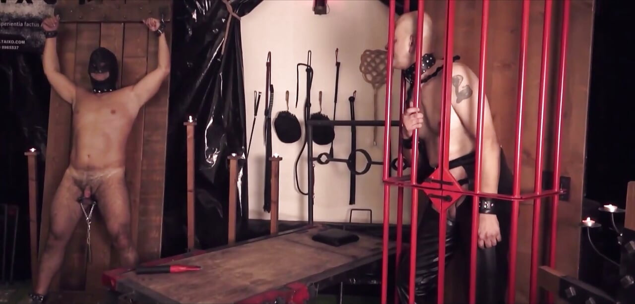 Dominatrix Destroi os Paus dos Escravos com CBT de Corda e Stiletto