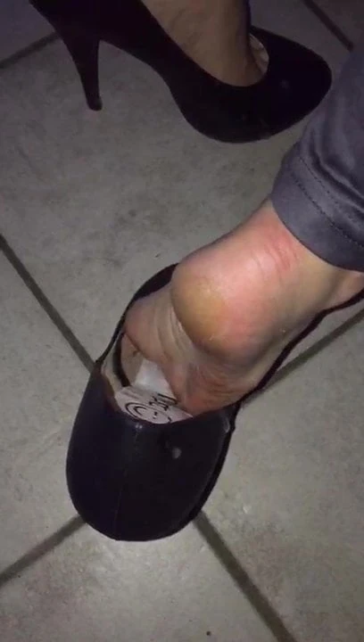 Lena's Cum Filled High Heels....Rehab, Show, Cumwalk and Ass