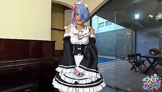 Zne cosplay - rem from rem:zero ft. waifus suyu ve kareozne