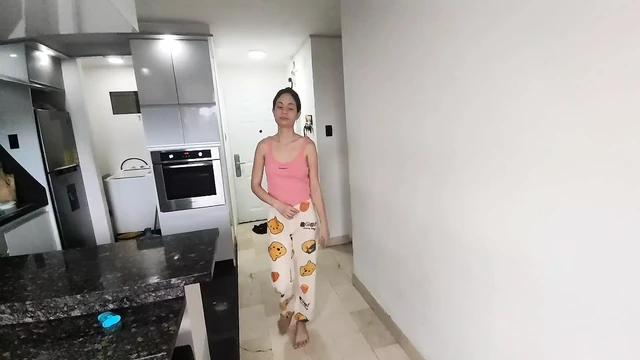 stepfather fills his stepdaughter's pussy with cum