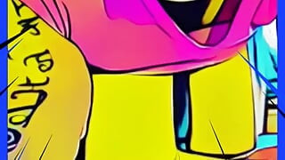 Gruba jebena animacija je dovela drolju da svršava i stenje sise i šamara veliki kurac u hete-u je ono što se dešava