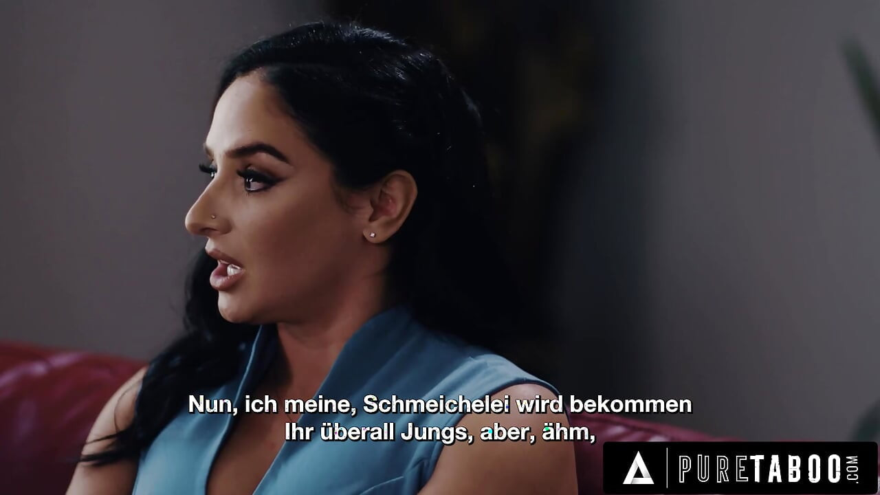 PURE TABOO Stepmom Sheena Ryder Surrenders To Stepson's DP Threesome Request - GERMAN SUBTITLES