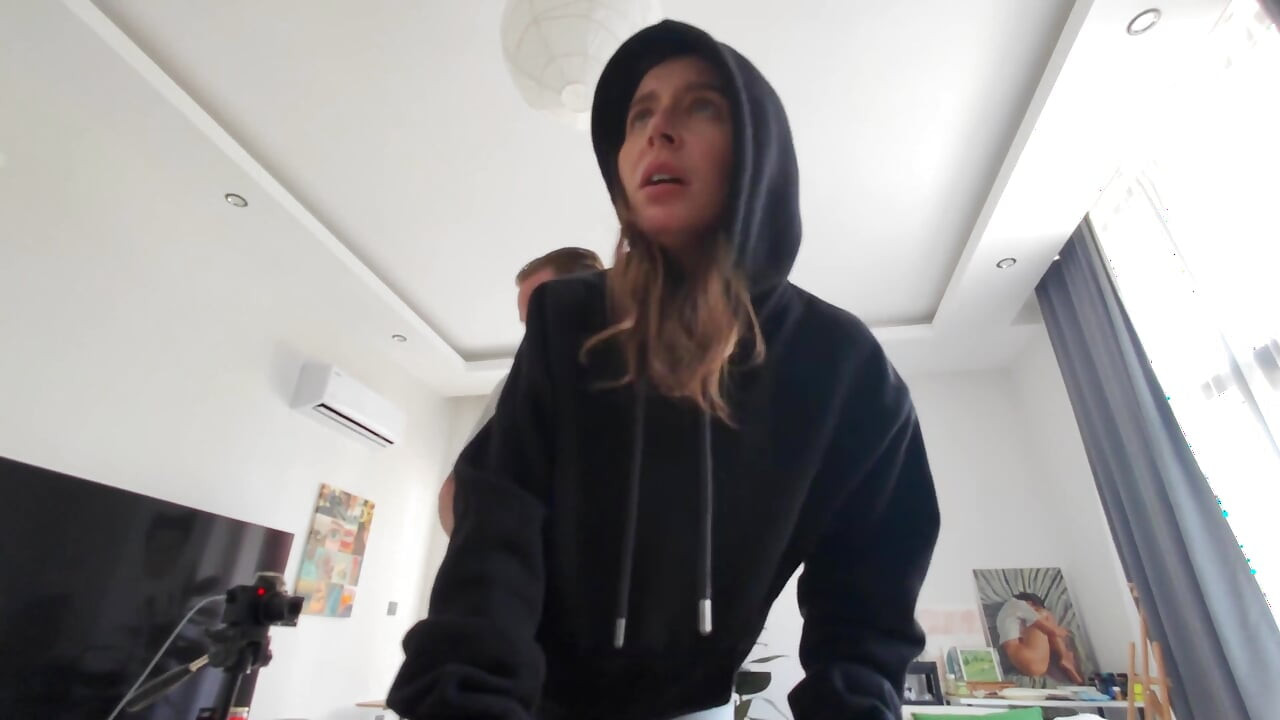 Her Stepfather Punished Her by Fucking Her in All Holes Because She Was Expelled From the University.