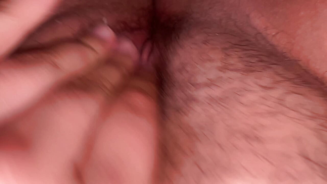 Hairy Fat Pussy And Big Lips - Masturbating - POV