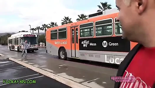 FUCK A FAN – John Sucks Own Cock w Sara Jay!