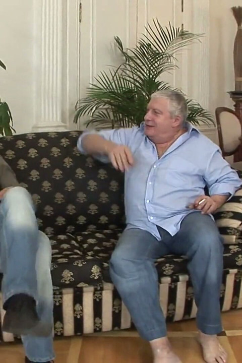 Young blonde fucked by grandpa and Stepdaddy