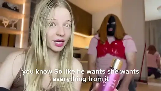 Vom männlichen sklaven zur hübschen sissy angelas erster tag