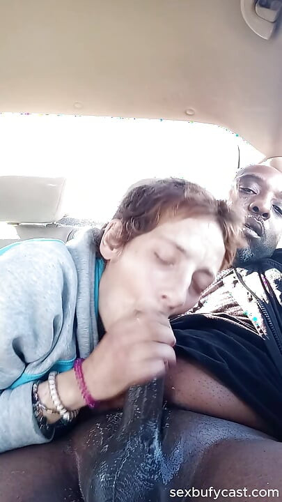 Dirty street whore is drinking my cum for breakfast. MILF