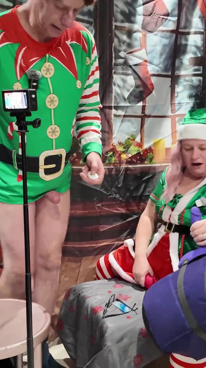Naughty Elves on the Sex Toy Shelf Day 3 | Clip 2