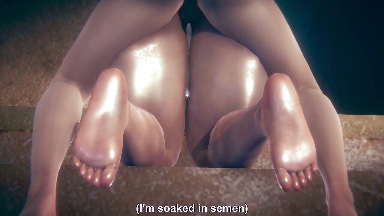 Havuzda büyük memeli bir piliçle sikişiyor - hentai