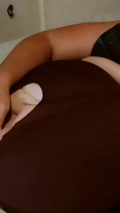 Must-see moment from "Horny and found a Zucchini in the fridge so my pussy ate it."