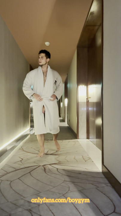 Hotel Exhibition With My Big Cock!!! People Can Discover Me