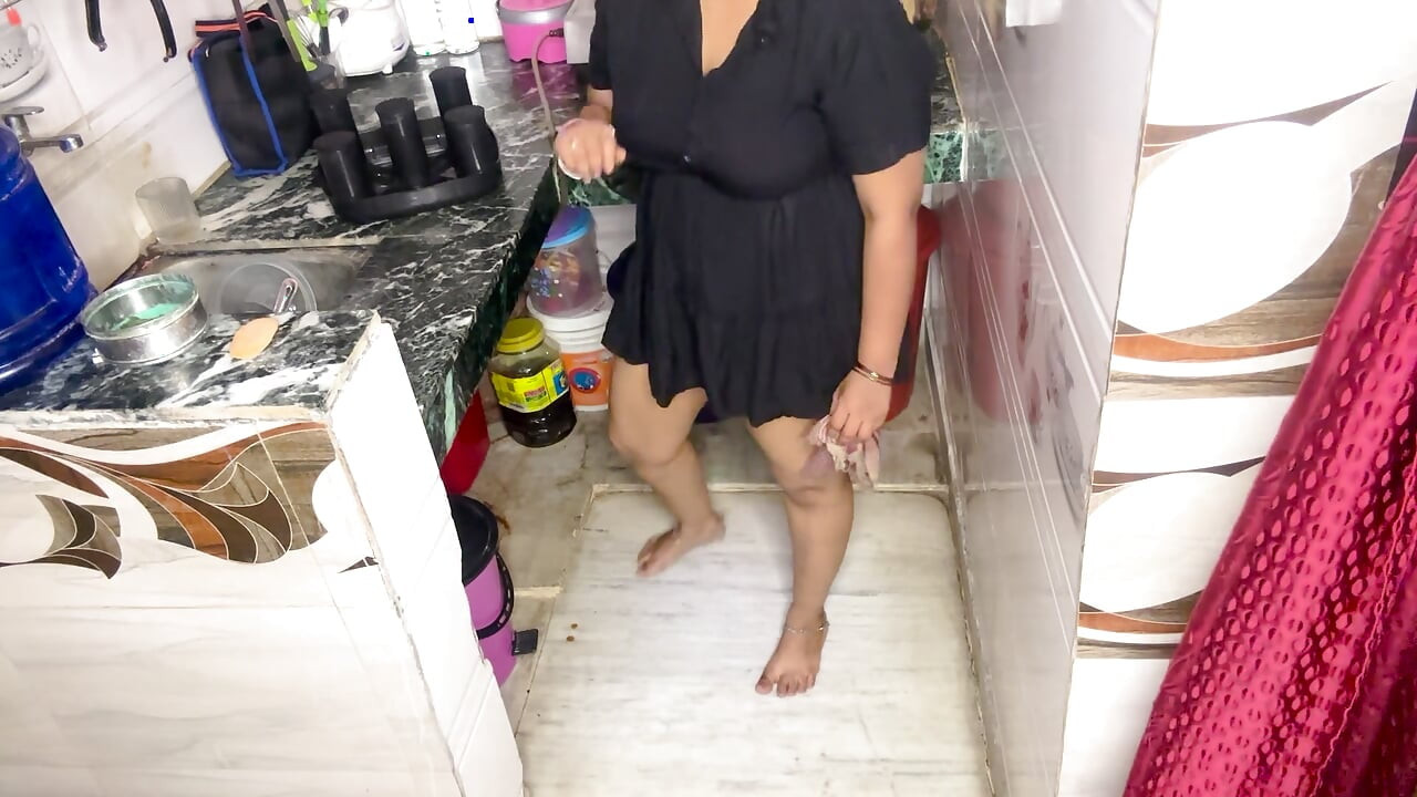 Desi férj és feleség reggeli hardcore chudai ülés