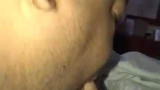 Black chub sucks bf off