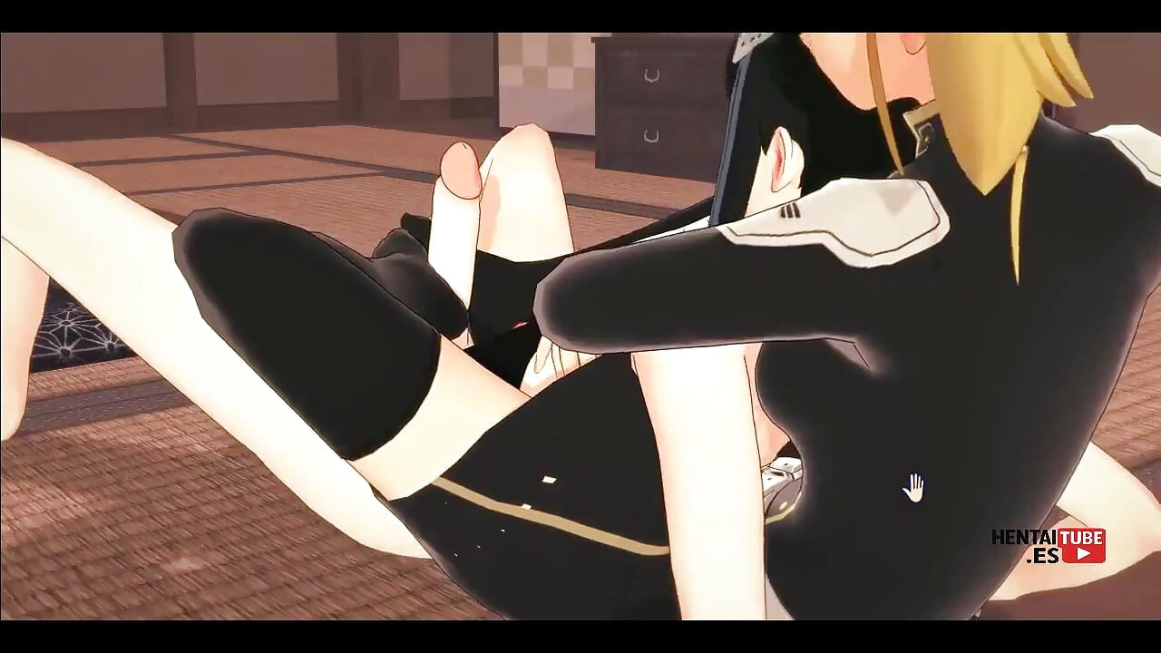 Kikoru's Wild Ride: Footjob Futanari Mina Ashiro dan kongkek dalam hentai Kaiju N8 - manga Jepun Asia Anime Hentai 3d Lucah