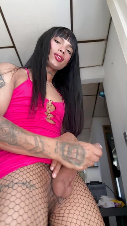 Trans Models Big Hard Cock and My Ass