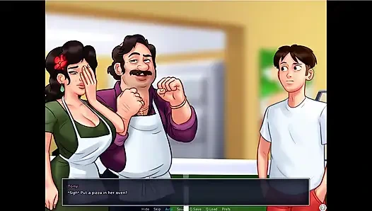 Summertime saga - Eva had her baby ... Johannes fucked Maria while tony was there