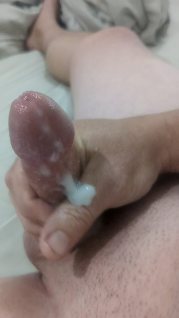 Cumshot on myself.