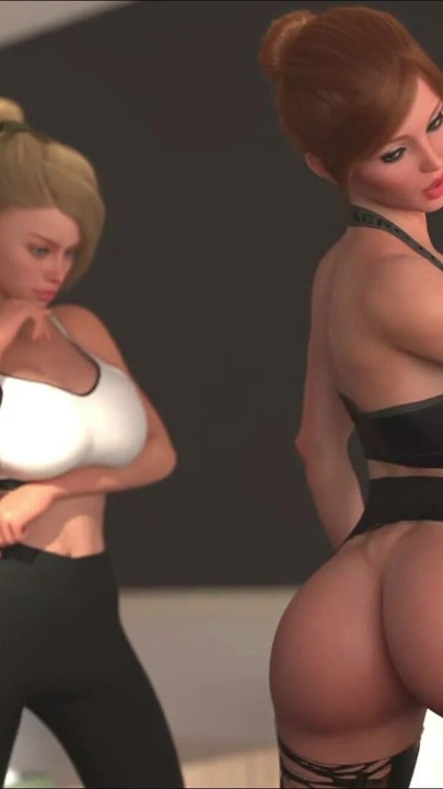Big Ass Stepmom Leggins Phant Brokes While She Doing Yoga With Stepdaughter Infront Her Stepson | Clip 2