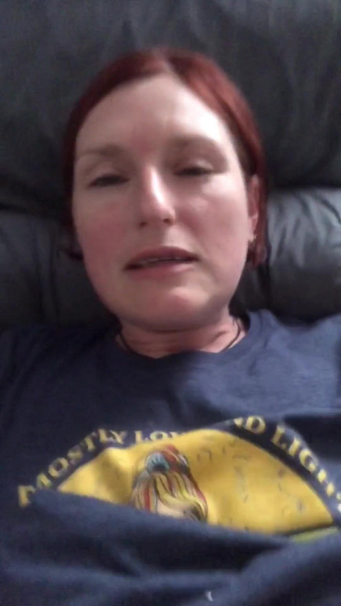 Mistress Wriggler wanks to try and cheer her miserable self up | Clip 2