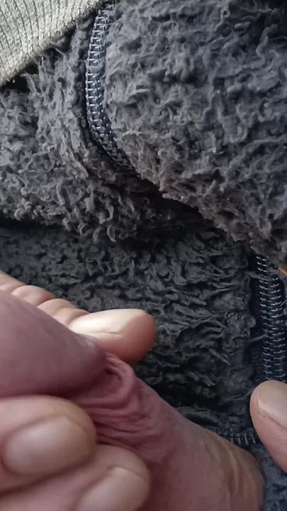 Big Uncut Cock Outdoor Wanking, Edging, Close up Cum - Rockard Daddy