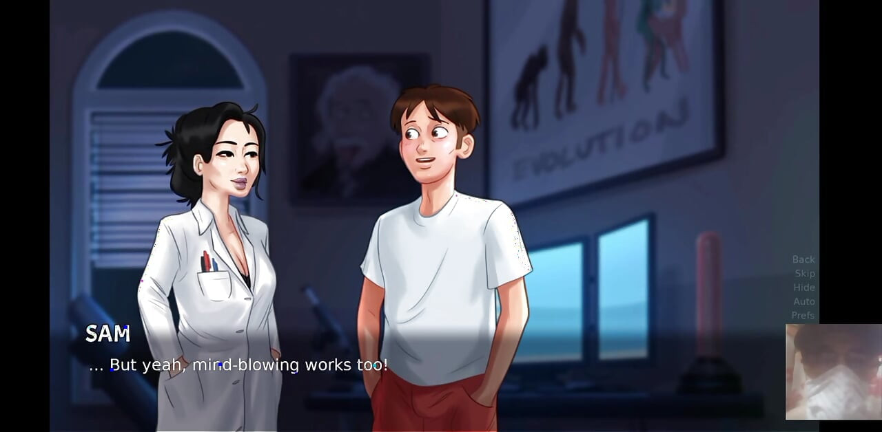 She said it's for science!Hot teacher got fucked by student!!Summer time saga new update.