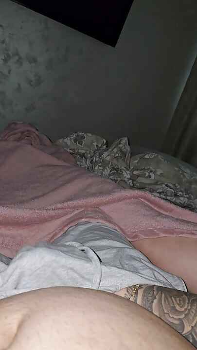 Step mom hand slip under step son underwear handjob his dick