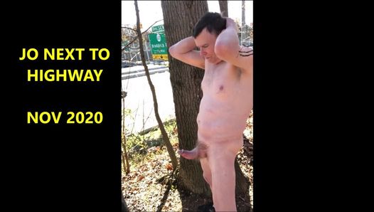 Naked Wank Off By The Highway 11-2020