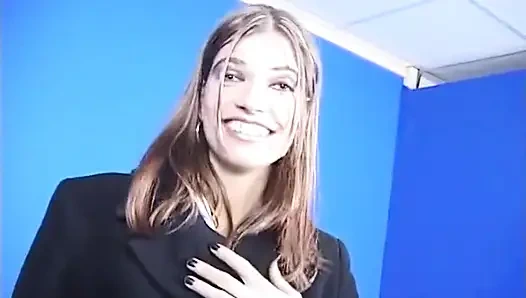 Cute slut sucking cock in pov