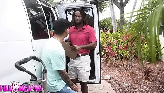 FILL UP MY MOM - Negotiating Stepmom's Juicy Tits & Pussy For a Better Deal