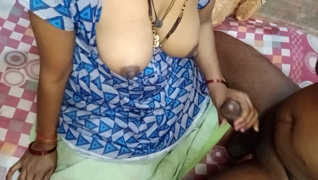The wife was angry, the husband fucked her with his thick cock in such a way that the wife became happy