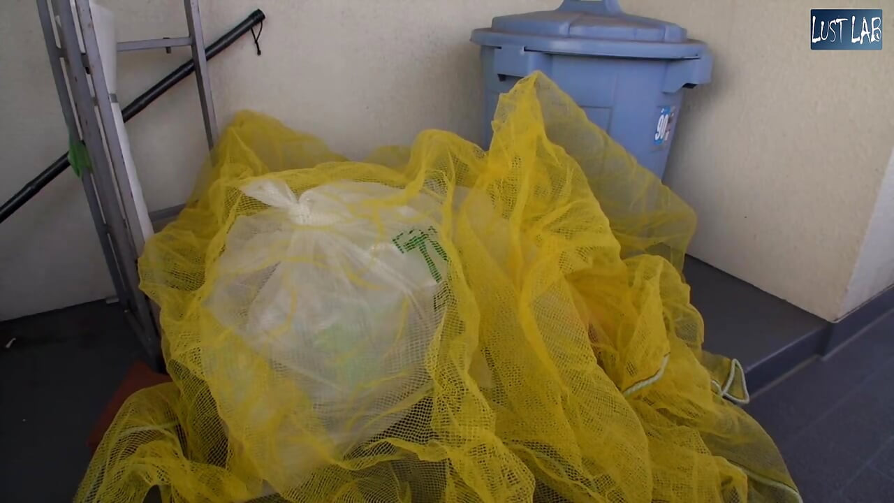 Trash Run Temptation. a Playful Wife Sneaks a Risky Moment - Part1