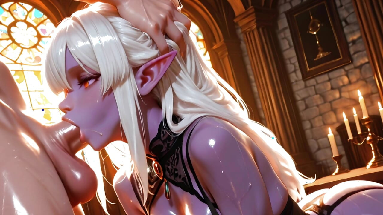 White Haired Slut Fucked Hard and Dripping Wet - Intense Hardcore Uncensored 4K Digital Yumemi Premium Content