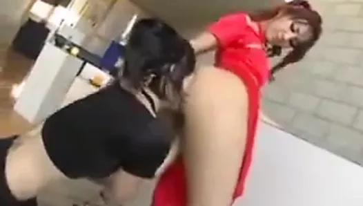 Asian Girls Having Some Anal And Pussy Fun