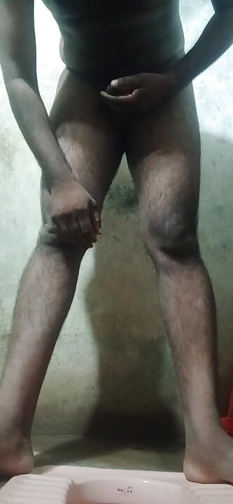 Telugu guy in bathroom