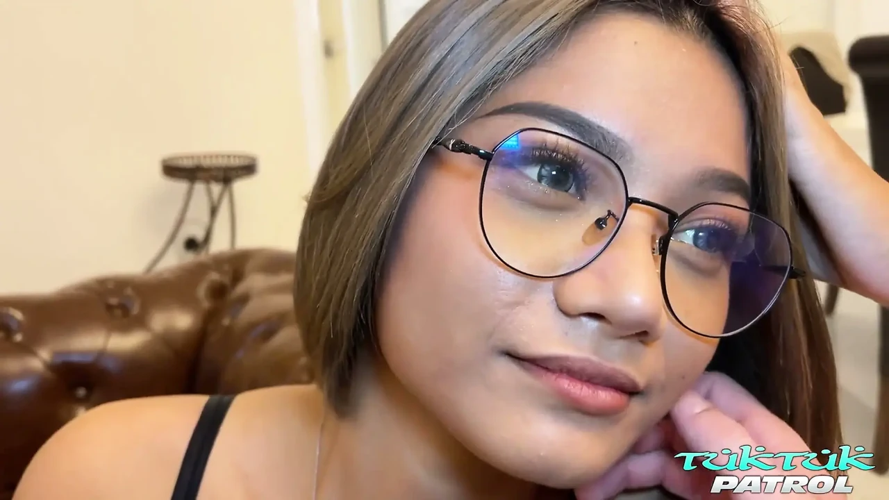 TukTukPatrol Asian cutie with glasses gets facialed