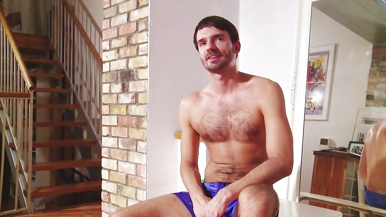 Bruno Balls jerks off his thick cock