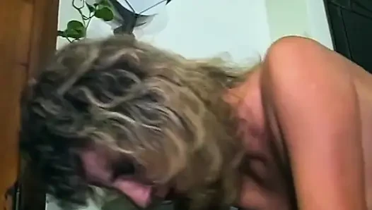 Blonde Sucks Cock Gets Pussy Licked and Facial