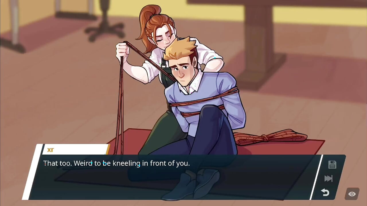Violating academic rules and bondage sessions- academy 34 gameplay