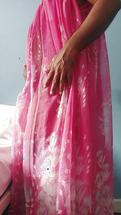 Boy masterbating and cum in a silk seethrough Night Gawun