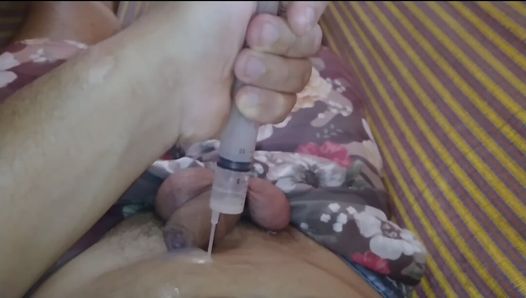 Swallowing a lot of cum and cumming twice in a row after application.