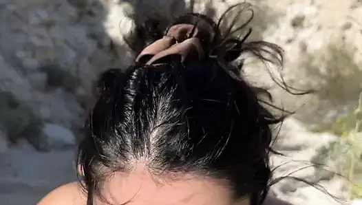 Nyepong kontol di luar ruangan saat mendaki di padang pasir - wmaf amatir - sepong kontol di mulut dan telan sperma di depan umum