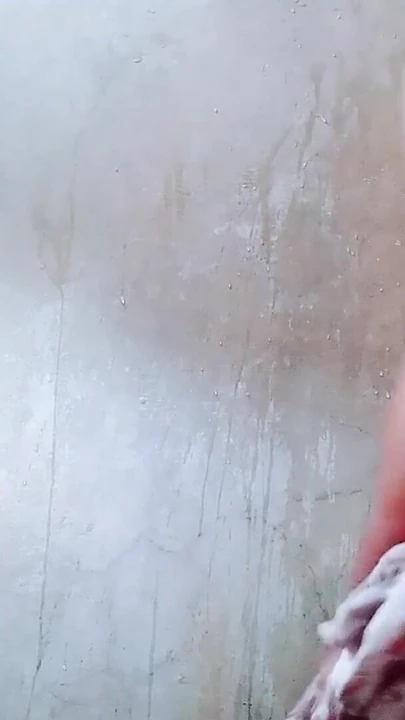 Stunning moment from "I was taking a shower and my gets in the shower with me, he fucks my pussy and makes me cum on my tits"