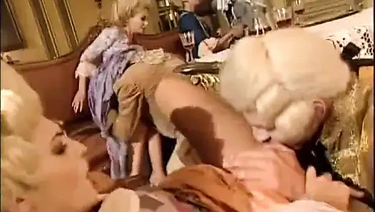 Pesta seks anal penetrasi ganda abad per abad perlahan