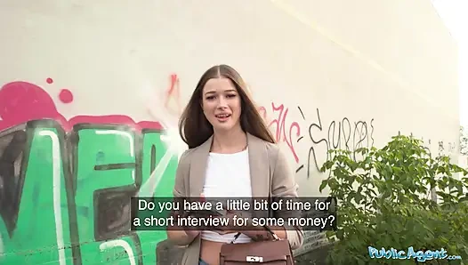 She So fucking Cute I nearly Cum too Early - Public Agent